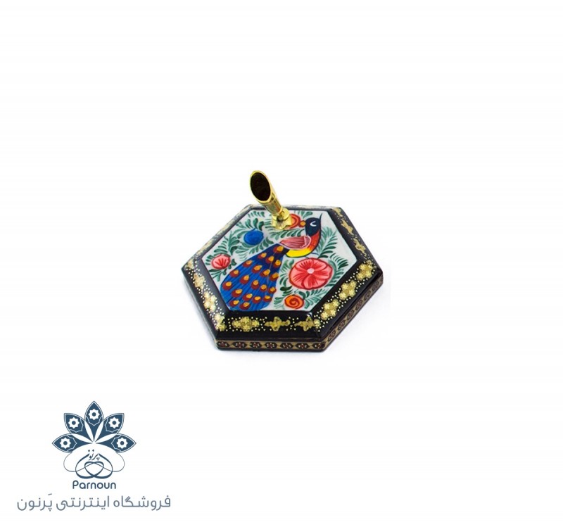 جا قلمی خاتم کاری و نگارگری تک قیف