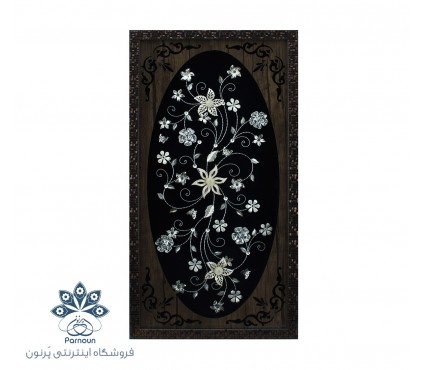 تابلو گل نقره با ابعاد 30 در 60 سانتیمتر