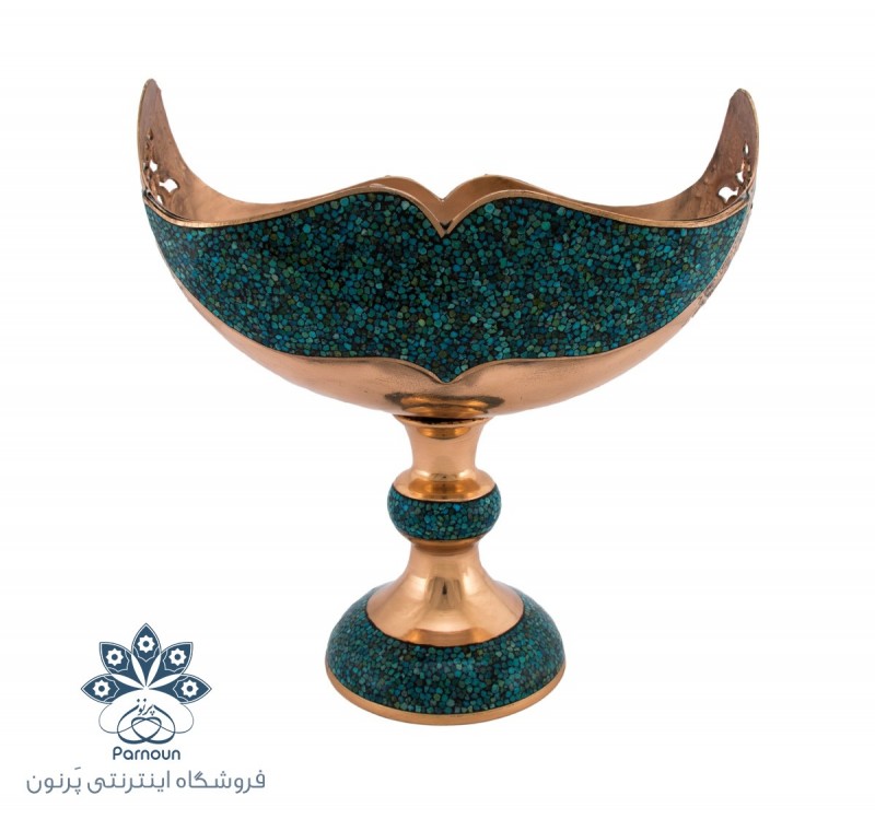 کشکول فیروزه کوب 25 سانتیمتری اصفهان