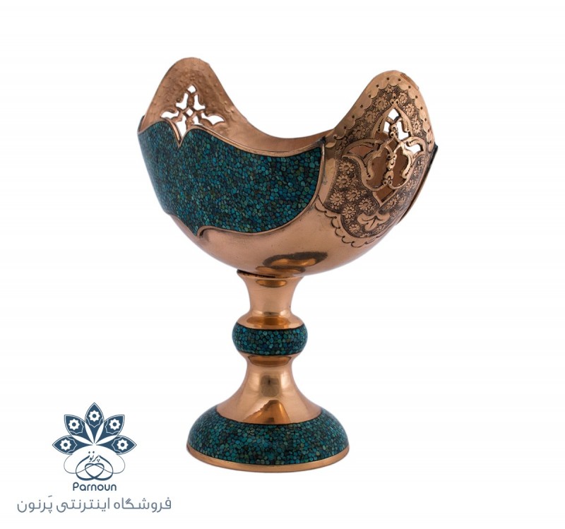 کشکول فیروزه کوب 25 سانتیمتری اصفهان