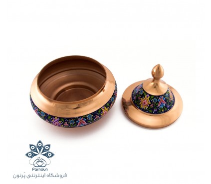 شکلات خوری مس و پرداز طرح سفینه‌ای