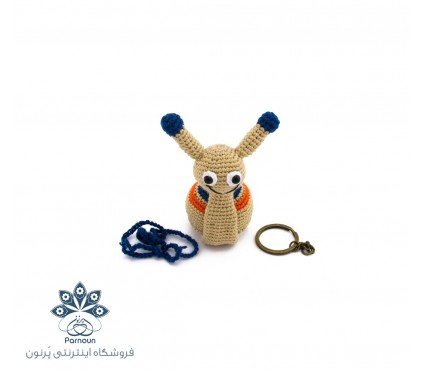 عروسک آویز دار قلاب بافی حلزون توربو 2