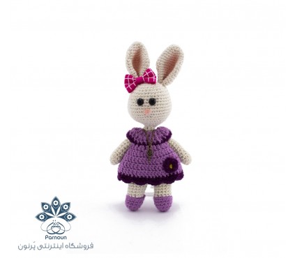 عروسک قلاب بافی خرگوش گلسر