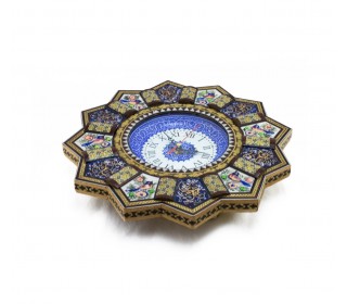 ساعت مینا و خاتم خورشیدی با قطر 33 سانتیمتر