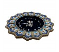 ساعت خاتم و نگارگری تذهیب طرح خورشیدی