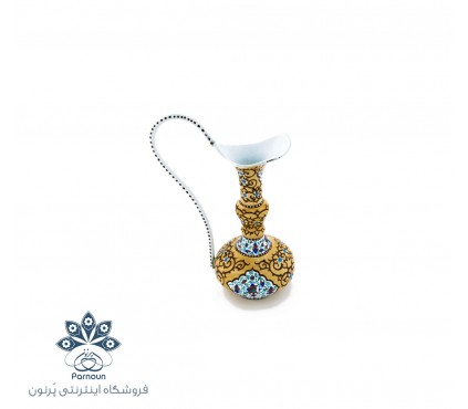 پارچ میناکاری 13 سانتیمتری کِرم