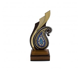 تندیس میناکاری با طرح بته جقه