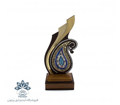 تندیس میناکاری با طرح بته جقه