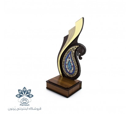 تندیس میناکاری با طرح بته جقه