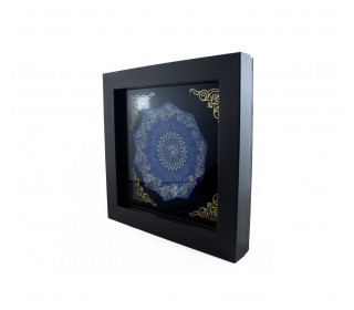 بشقاب برنجینه 16 سانتیمتری با قاب