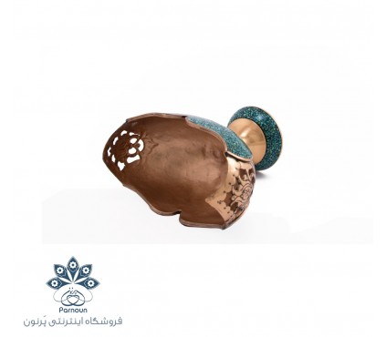 کشکول مسی فیروزه کوب شده اصفهان