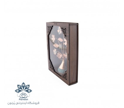 قاب ملیله و فیروزه کوبی 16 در  20 سانتیمتری اصفهان