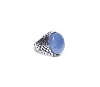 انگشتر مردانه عقیق کبود