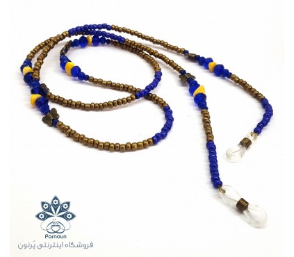 بند عینک کریستال و سنگ نامنظم سمانه