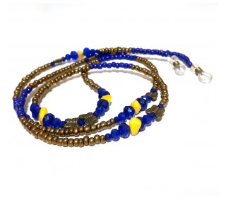 بند عینک کریستال و سنگ نامنظم سمانه