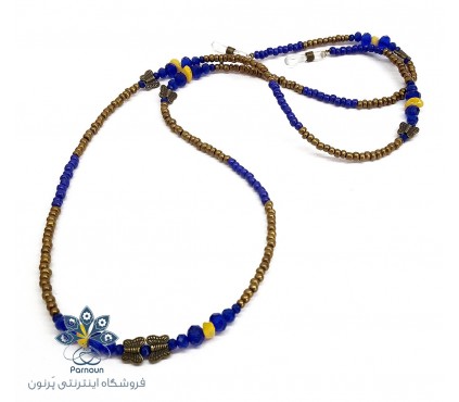 بند عینک کریستال و سنگ نامنظم سمانه