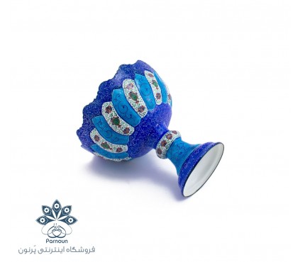 شکلات خوری  پایه دار مسی میناکاری شده اصفهان