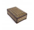 جعبه جواهرات  چوبی خاتم کاری شده اصفهان 