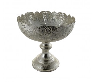 میوه خوری قلمزنی با آبکاری نقره