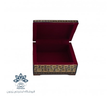 جعبه جواهرات  چوبی خاتم کاری شده اصفهان 