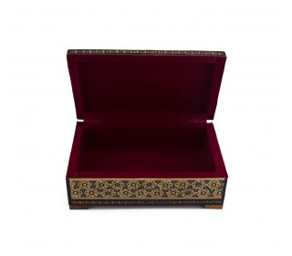 جعبه جواهرات  چوبی خاتم کاری شده اصفهان