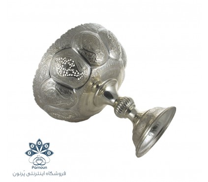 میوه خوری قلمزنی با آبکاری نقره