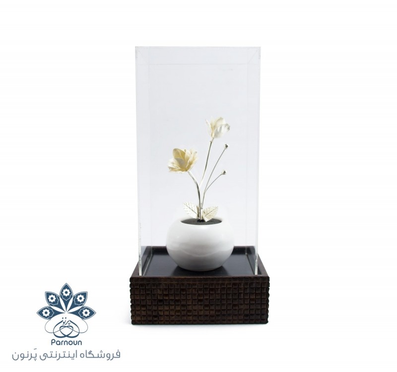 تندیس گل رز نقره عیار 84
