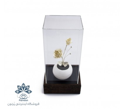 تندیس گل رز نقره عیار 84