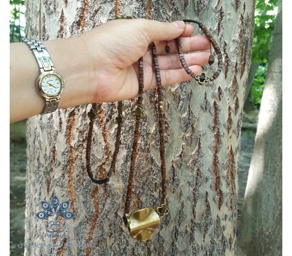 نیم‌ست اسپرت چوبی هیوا (آویز و دستبند)