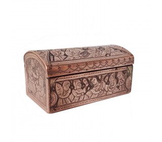 جعبه جواهرات قلمزنی مسی