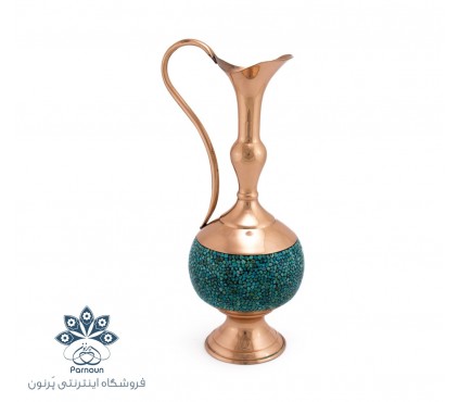 پارچ فیروزه کوبی 27 سانتی اصفهان