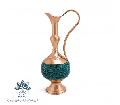 پارچ فیروزه کوبی 27 سانتی اصفهان