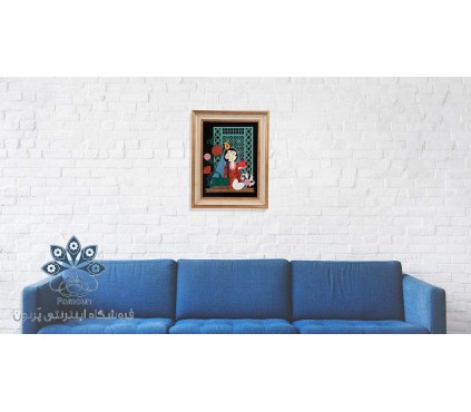 تابلو معرق سری صبا طرح خاتون کد TS401
