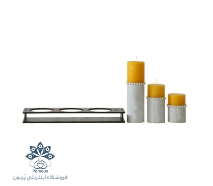 شمع استوانه ای زینتی کد 502