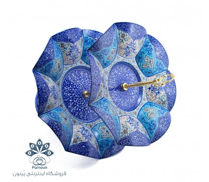 شیرینی خوری 2 طبقه میناکاری اصفهان طرح گلبرگی