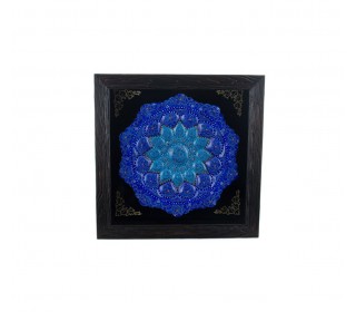 بشقاب مینا به همراه قاب