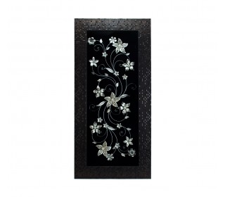 تابلو گل نقره 27 *57 cm با طرحی خاص و جذاب