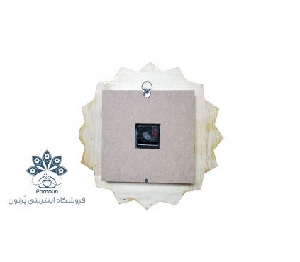 ساعت دیواری خوشیدی خاتم ومینا قطر33 سانتیمتری