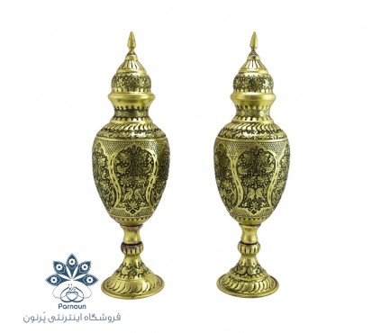 2 عدد سنبلدان قلمزنی و سیاه قلم اصفهان با ارتفاع 35 سانتیمتر