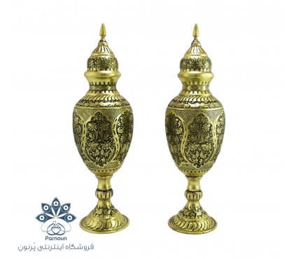 2 عدد سنبلدان قلمزنی و سیاه قلم اصفهان با ارتفاع 35 سانتیمتر