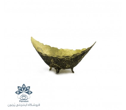 کشکول طرح قایقی قلمزنی