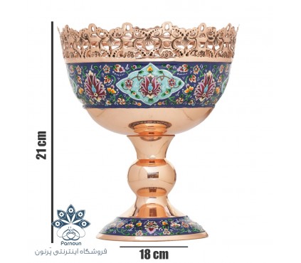 آجیل خوری لب شبکه مس و پرداز میراث سایز 20 کد mp 035