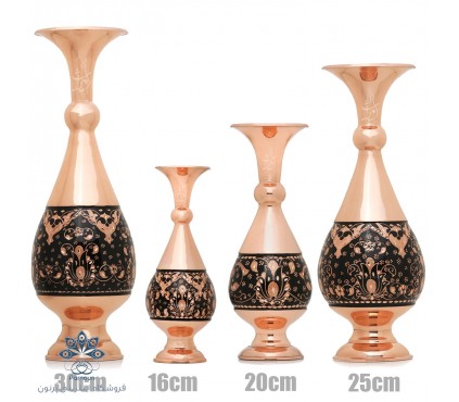 گلدان صُراحی الماس تراش میراث سایز 3 کد mb 203