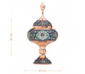 شکلات خوری مس و پرداز پایه دار میراث کد mp 056