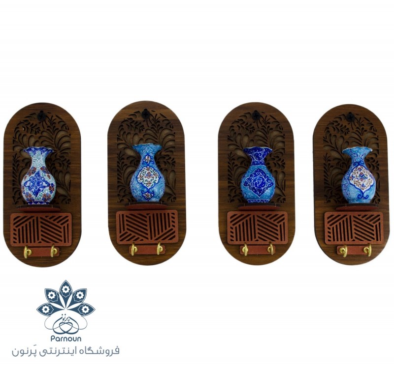 جا سوئیچی دیوار کوب میناکاری در چند طرح گلدان زیبا و جذاب