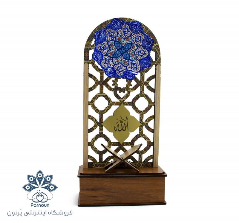 تندیس رومیزی میناکاری با طرح الله