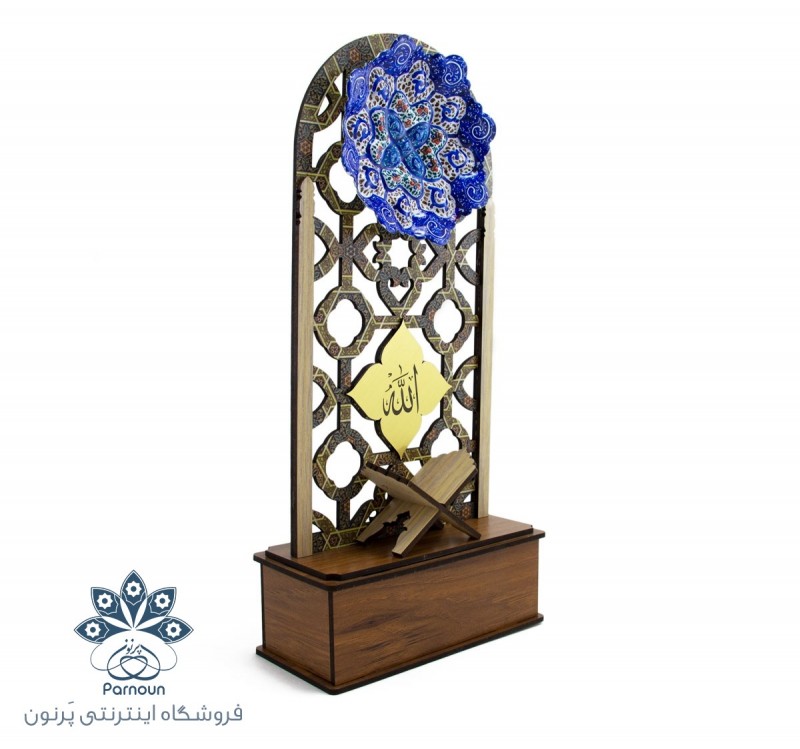 تندیس رومیزی میناکاری با طرح الله