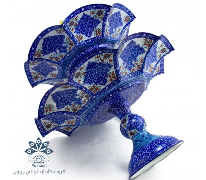 شیرینی خوری 2 طبقه میناکاری اصفهان طرح گلبرگی