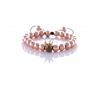 دستبند تاجی رزگلد