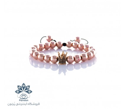 دستبند تاجی رزگلد